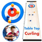 Curling-spil på bordplade