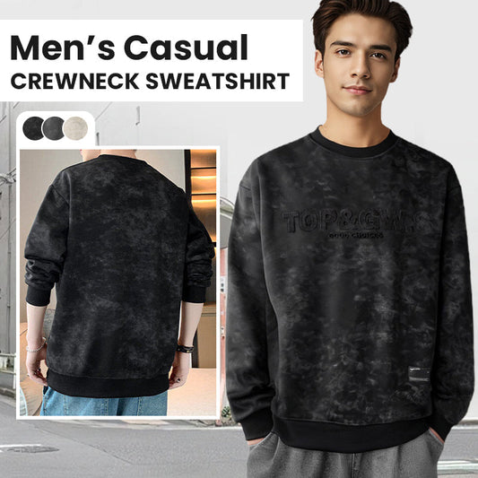 🔥Varmt salg🔥Casual crewneck-sweatshirt til mænd