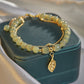 Wotian Jade Lucky armbånd af bladguld