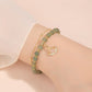 Wotian Jade Lucky armbånd af bladguld