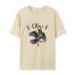 ✨Humoristisk T-shirt med krage-motiv – Sig det med et krax!