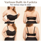 Plus size sexet stropløs usynlig push up-bh