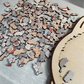 🎅135-Piece Morandi-Colored Cat Shaped Wooden Jigsaw Puzzle🎁