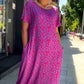 2025 Moderigtig plus-size kjole med print