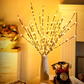 Pousbo® LED Willow Branch Lights Batteridrevet kvistlys