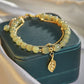 Wotian Jade Lucky armbånd af bladguld