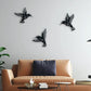 🔥BIG SALE 49%-OFF🔥Sæt med 3 Metal Hummingbird Wall Art Decor ✨