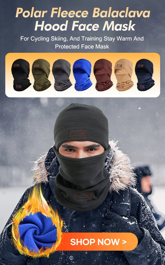 🔥Uundværlig til vinterkulden 80 % rabat❄🎁- Polar Fleece Balaclava Hood Face Mask