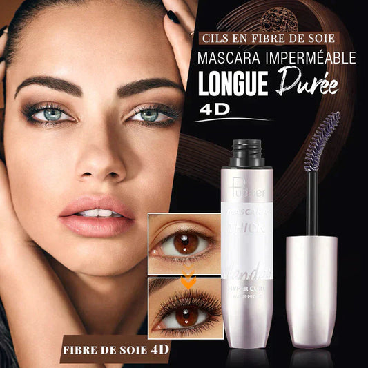 🔥Varmt salg🔥Vandfast mascara med lang holdbarhed 4D Silkefibervipper