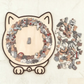 🎅135-Piece Morandi-Colored Cat Shaped Wooden Jigsaw Puzzle🎁