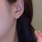 💖VARMT SALG MED 50% RABAT💖Skinnende diamantblomst-ørering med kvast