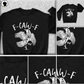 ✨Humoristisk T-shirt med krage-motiv – Sig det med et krax!