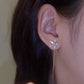 💖VARMT SALG MED 50% RABAT💖Skinnende diamantblomst-ørering med kvast
