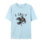 ✨Humoristisk T-shirt med krage-motiv – Sig det med et krax!