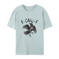 ✨Humoristisk T-shirt med krage-motiv – Sig det med et krax!