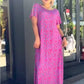 2025 Moderigtig plus-size kjole med print