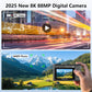 8K digitalkamera med 88 MP og 3" 180° vendbar skærm