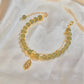 Wotian Jade Lucky armbånd af bladguld