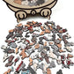 🎅135-Piece Morandi-Colored Cat Shaped Wooden Jigsaw Puzzle🎁