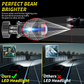Y7D H4 LED-forlygte Canbus Car Light 6000K 50W 4800LM Conversion Kit High / Low Beam / 1pc