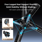 4‑i‑1 Magnetisk Selfie Stick – 360° Rotation & Bærbart Stativ
