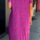 2025 Moderigtig plus-size kjole med print