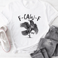 ✨Humoristisk T-shirt med krage-motiv – Sig det med et krax!