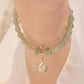 Wotian Jade Lucky armbånd af bladguld