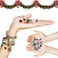 🎅Tidligt juleudsalg - 49 % RABAT💥24 stk. DIY julekalenderarmbåndssæt🎁