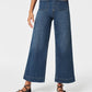 🍂Efterårskampagne 49 %💕Cropped jeans med vid ben og mavekontrol