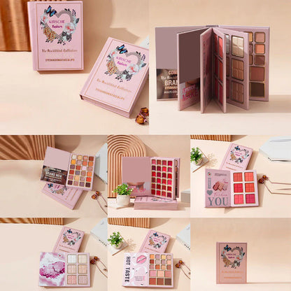 Flerfarvet makeup-sæt palet (5 lag)