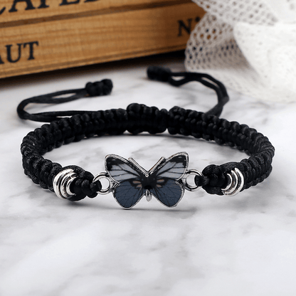 Bedste gave - Butterfly charm-armbånd