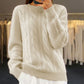 💃Dame's Elegant Cathy Sweater✨(Fremstillet af 100% australsk uld)