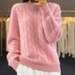 💃Dame's Elegant Cathy Sweater✨(Fremstillet af 100% australsk uld)