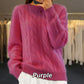 💃Dame's Elegant Cathy Sweater✨(Fremstillet af 100% australsk uld)