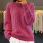 💃Dame's Elegant Cathy Sweater✨(Fremstillet af 100% australsk uld)