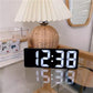 Moderne digitalt mekanisk retro flip down-ur med indvendigt gear