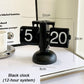 Moderne digitalt mekanisk retro flip down-ur med indvendigt gear