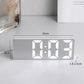 Moderne digitalt mekanisk retro flip down-ur med indvendigt gear