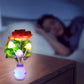 LED-natlys i form af simulerede blomster med intelligent styring til soveværelset