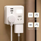 2-pak Multi-Function Socket Converter med natlys