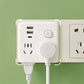 2-pak Multi-Function Socket Converter med natlys