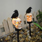 Crow Skull solcelle-havelampe