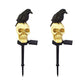 Crow Skull solcelle-havelampe