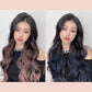 🌈Varmt salg 49% rabat 🍃Gradient farve krøllet paryk stykke✨