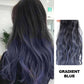 🌈Varmt salg 49% rabat 🍃Gradient farve krøllet paryk stykke✨