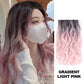 🌈Varmt salg 49% rabat 🍃Gradient farve krøllet paryk stykke✨