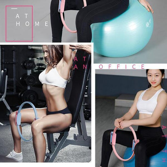 🔥50% RABAT NU! 💪 Pilates Ring Fitness Trainer – Justerbar modstand, toner a