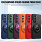 360° roterende magnetisk telefonhylster med stativ til Samsung Z fold & flip 6/5/4/3