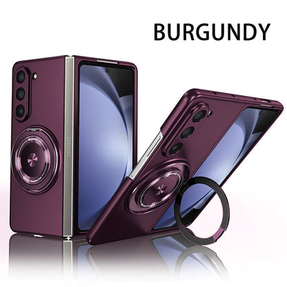 360° roterende magnetisk telefonhylster med stativ til Samsung Z fold & flip 6/5/4/3